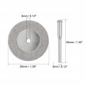 Uxcell 10 Pcs 35mm Diamond Cutting Wheels Cut Off Wheel With 2 Mandrels For Rotary Tool