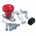 Dvparts Red Universal Tractor Steering Wheel Spinner Knob Rubber Sleeve Wsv122r For John Deere Case Ih International Farmall 