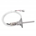 Pt100 Temperature Sensor Probe 3 Wire Thermistor Aviation Plug Sensing Line 2 Meter