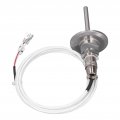 Pt100 Temperature Sensor Probe 3 Wire Thermistor Aviation Plug Sensing Line 2 Meter