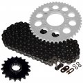 Caltric Black O-ring Drive Chain And Sprockets Kit Compatible With Honda Cb750f Cb 750f Supersport 1980-1982