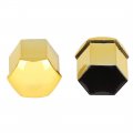 X Autohaux 20pcs 19mm Universal Gold Tone Plastic Wheel Nut Lug Hub Screw Rim Bolt Covers Dust Protection Caps With Removal