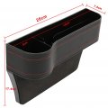 Aintier Car Seat Gap Filler Organizer Front Console Side Pocket With Cup Holder Universal Fit Adjustable Black Driver
