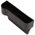 Aintier Car Seat Gap Filler Organizer Front Console Side Pocket With Cup Holder Universal Fit Adjustable Black Driver