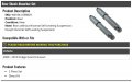 Rear Shock Absorber Set Of 2 Compatible With 2008-2018 Dodge Grand Caravan Except Nivomat Self Leveling Suspension