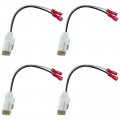 4pcs Car Speaker Wiring Harness Connector Adapter For 2019 Dodge Challenger Sxt Coupe 2-door