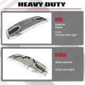 Front Horn Grille Replacement Shell For 2013 2018 Dodge Ram 1500 Chrome Abs Plastic Grill Without Light Cb-2206