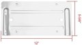 Rear License Plate Bracket For Mercedes Benz Glk Class 2009 To 2015 Stainless Steel Tag Holder Set With 8 Screw Bolts 6 In X 12