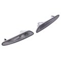 Pair Side Marker Lights For 2003 2004 2005 2006 Mercedes Benz Sl Class R230 Chassis Smoke Lens Lamp Driver And Passenger