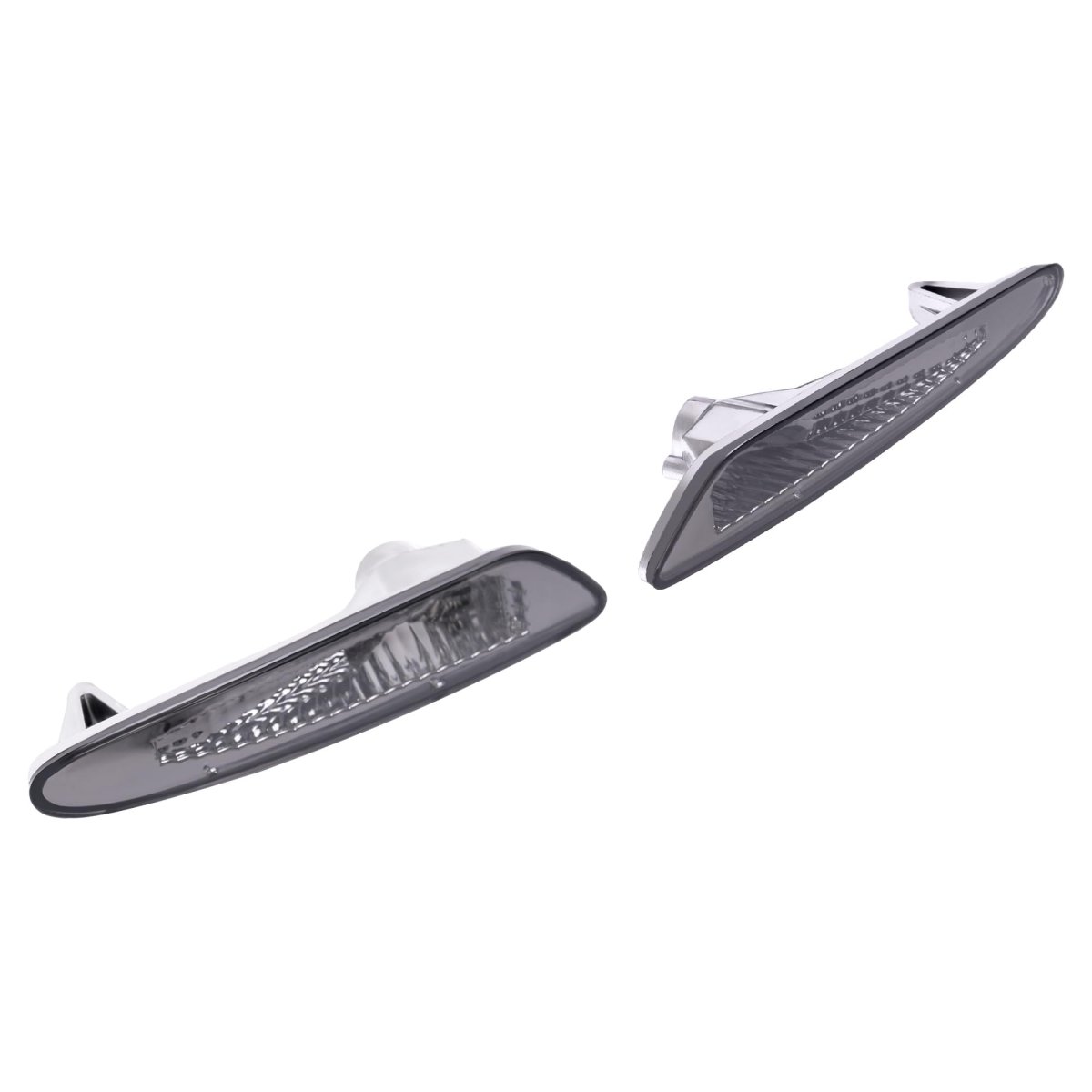 Pair Side Marker Lights For 2003 2004 2005 2006 Mercedes Benz Sl Class R230 Chassis Smoke Lens Lamp Driver And Passenger