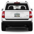 Ipick Image Made For Jeep Patriot Black Metal License Plate Frame