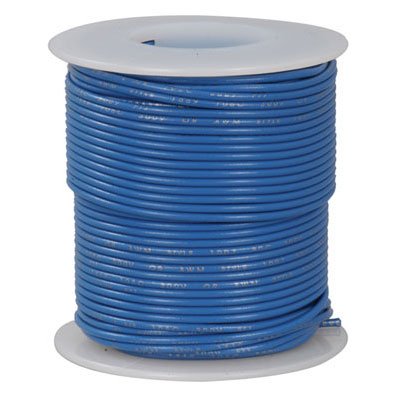16 Awg Blue Stranded Tinned Copper Hook Up Wire 100 Ft