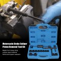 Motorbike Motorcycle Brake Caliper Piston Removal Tool Set Frozens Piston 12 Adapters Universal Fit For Motorcycles