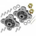 Caltric 2x Rear Wheel Hub Kit Compatible With Polaris Pro Xd 2000d 4000d 2020