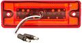 Roadpro Rp-1284r Red 6 X 2 Led Light With Replaceable Lens 