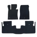 Black Velour Front Rear Floor Mats Carpet For Acura Tl 2009 2010 2011 2012 2013 2014 