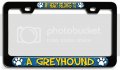 My Heart Belongs To A Greyhound Dogs Pets 3d Metal License Plate Frame Universal Fit For Auto Suv And Truck Tag Holder 12 In X 
