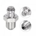 Uxcell 201 Stainless Steel Straight Grease Fitting M8 X 1mm Thread Hydraulic Accessories 10pcs