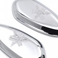 Httmt- 2000-2008 R1 Yzf-r1 Yzfr1 Chrome Snow Mirror Block Off Base Plates Compatible With Yamah