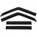 Ocpty Window Visors Fits For 1984-2001 Jeep Cherokee Tape-on Rain Guards Side Deflectors 4 Pieces 2pcs Front Doors And Rear