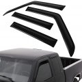 Ocpty Window Visors Fits For 1984-2001 Jeep Cherokee Tape-on Rain Guards Side Deflectors 4 Pieces 2pcs Front Doors And Rear