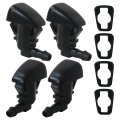 2 Holes Windshield Washer Nozzles Fit For Jeep Grand Cherokee Wk W Wl 2005-2023 All Models 2 Pairs S-ummit S-rt T-railhawk 