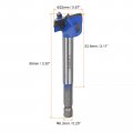 Uxcell Forstner Drill Bits 22mm Tungsten Carbide Wood Saw Auger Opener Woodworking Hinge Hole Drilling Boring Bit Cutter Blue