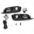 Uframe Compatible With 2016 2017 2018 Honda Civic Halogen Fog Light Kit W Bezels Wiring Switch Bulbs Not Fit Si Touring Sens