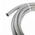 X Autohaux 10 Ft 4an Fuel Hose An4 1 4 Universal Braided Stainless Steel Cpe Oil Gas Line