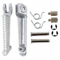 Tcmt Sliverfront Foot Pegs Footpeg Footrest Bracket Set Fit For Yamaha Yzf R1 1998-2023 R1s R1m 2015-2023 R6 1999-2020 R6s 