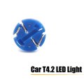 15pcs 12v Blue T4 2 Car Wedge Led Dash Gauge Instrument Panel Light Interior Low Voltage Bulbs Universal Replacement