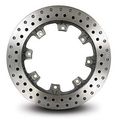Afco Racing Products 11 75 In Od Drilled Straight Vane Brake Rotor P N 9850-6120 