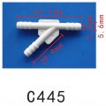 Autobahn88 3-way Y-piece Nylon Vacuum Hose Joiner Od 5mm 0 2 Pack Of 5