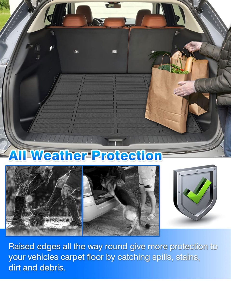 Cargo Liner For Mazda Cx-50 2023 2024 All Weather Rear Trunk Mat Waterproof Tpe High Side Custom Fit Tray Black