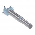 Uxcell Forstner Drill Bits 19mm Tungsten Carbide Wood Hole Saw Auger Opener Woodworking Hinge Drilling Boring Bit Cutter Blue