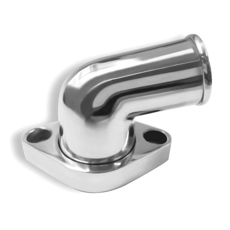Demotor Performance For Sbc Bbc Chevy Polished Aluminum 15 Degree Swivel Water Neck Thermostat Housing