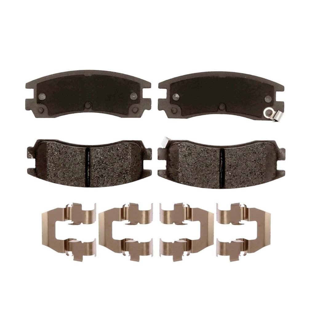 Rear Disc Brake Pad Set For Cadillac Seville 2003 2004 0 20 In Friction Material Thickness Ceramic Composition Part Number