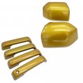 Yellow Gold Side Door Mirror And Handle Cover Trim Set For 2015 2020 F 150 No Smart Buttons Abs Plastic Overlay 