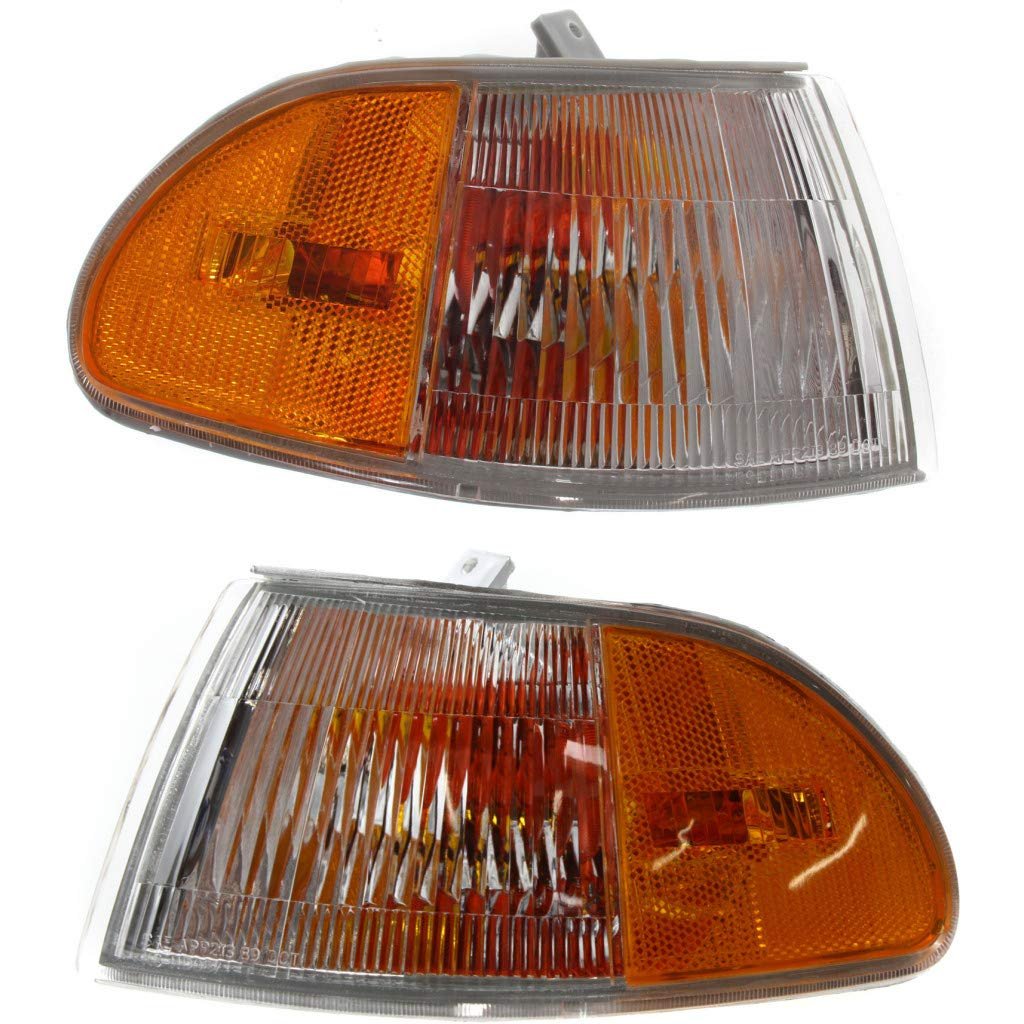 Side Marker Lights For 1992 1995 Honda Civic 4d Driver And Passenger Pair Ho2550108 Ho2551108 33350 Sr4 A02 33300