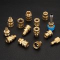 2pcs Pressure Washer Adapter 1 4 Female Quick Plug To G1 2 Male Connect Fittings Brass Swivel For Power Washers Hose