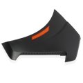 Front Bumper Extension End Right Side Black With Marker Plastic Replacement For Frontier 2022 2024 Ni1017100 