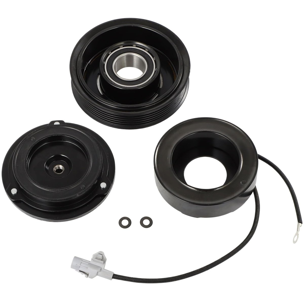 Ac Compressor Clutch For Lexus Ls430 4 3l 2001-2003 Pulley Diameter 114mm Type 7sbu16c