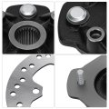 Front Left Right Wheel Hubs Brake Disc Rotors For Honda Rancher 420 Trx420 Foreman Rubicon 520 500 Trx520 Trx500 2014-2024 