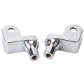 Xmmt Chrome Billet Front Footpegs Foot Peg Adapter Bolt Compatible With 1988-2000 H-onda Goldwing Gl1500 1997-2003 Shadow 1100