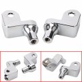 Xmmt Chrome Billet Front Footpegs Foot Peg Adapter Bolt Compatible With 1988-2000 H-onda Goldwing Gl1500 1997-2003 Shadow 1100