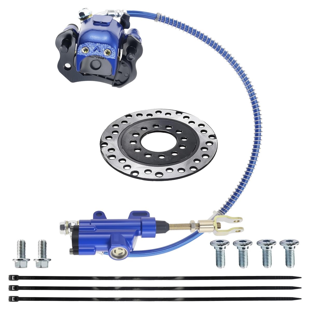 Rear Atv Brake Kit With Master Cylinder Caliper And 6 22 In Disc Rotor For 50cc 70cc 90cc 110cc 125cc Chinese Taotao Kids Four