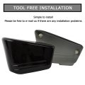 Motorcycle Left Right Battery Side Covers For Vtx1800c Custom 2002-2004 And 2006-2008 Black