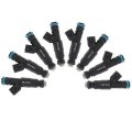 8pcs 4 Holes Automotive Engine Fuel Injectors Compatible For 1999 2001 2003 2004d Mustang 99-02 Lincoln Continental 99-04 For