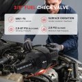 3 8 In Fuel Check Valve One Way Inline Non Return For Diesel Gasoline 10mm Od Aluminum Alloy Black 2 Pack