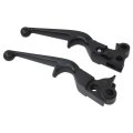 Usonline911 1 Pair Left Right Black Brake Clutch Lever Replacement For 2006 Harley-davidson Electra Glide Ultra Classic